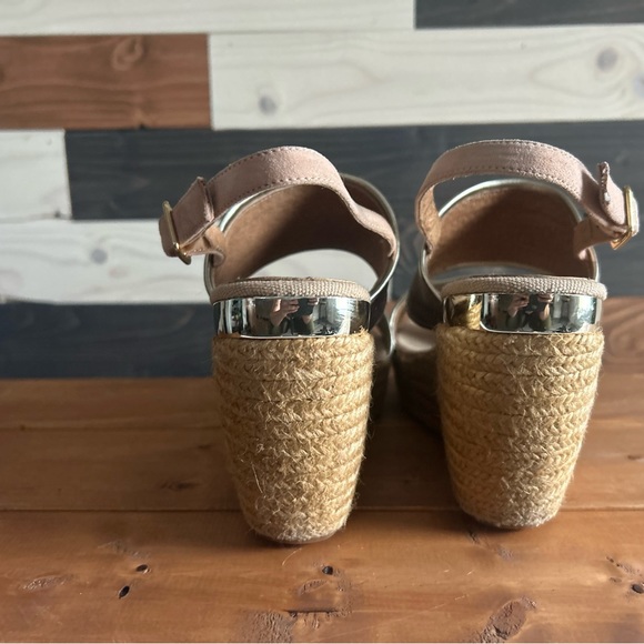 Kanna wedged espadrille sandals size 8 - Picture 4 of 6